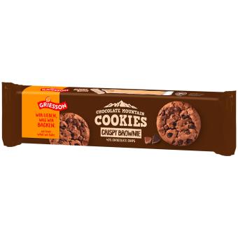 Griesson Chocolate Mountain Cookies Crispy Brownie 150g MHD: 01.03.2025