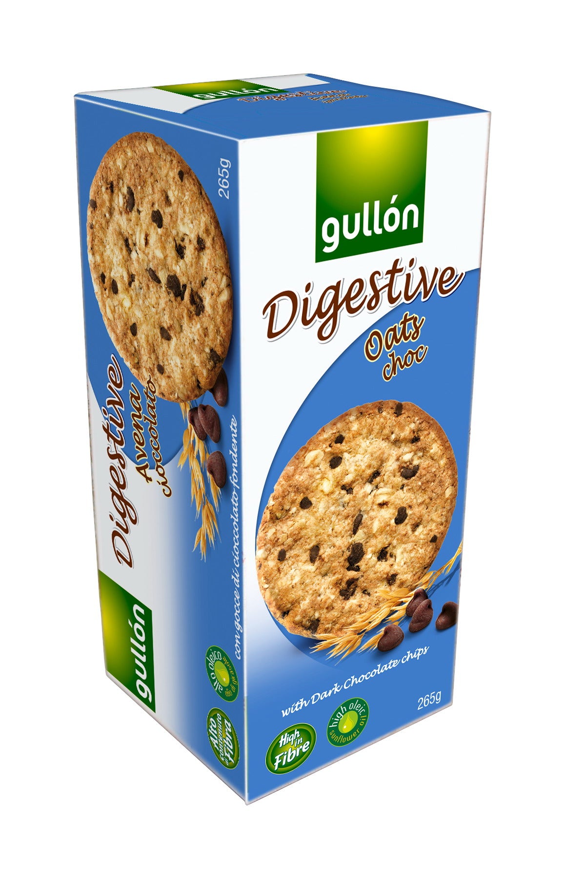Gullón Digestive Avena Choco 265g - vertikal