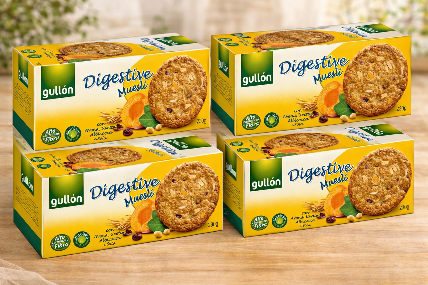 Gullón Digestive Müsli  230g x 4