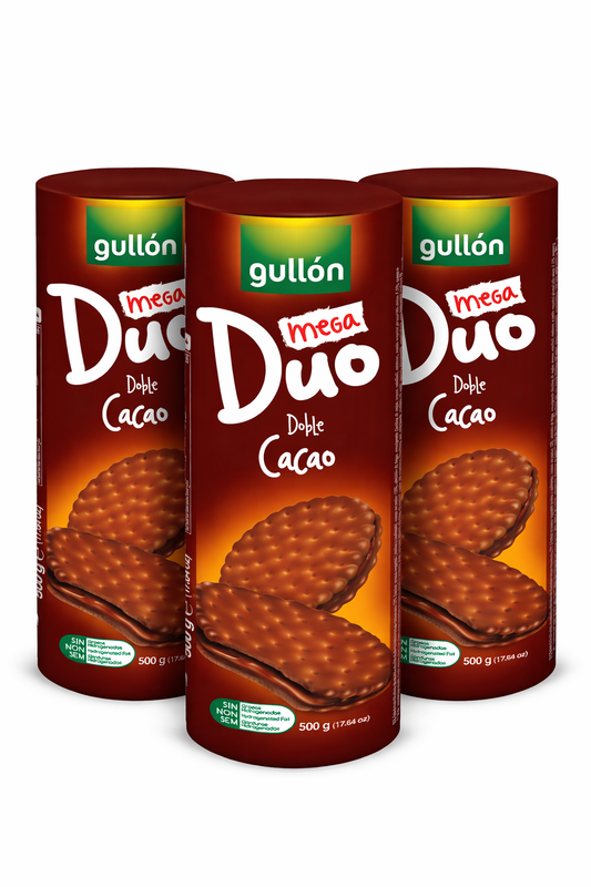 Gullon Duo doble cacao 500g x 3