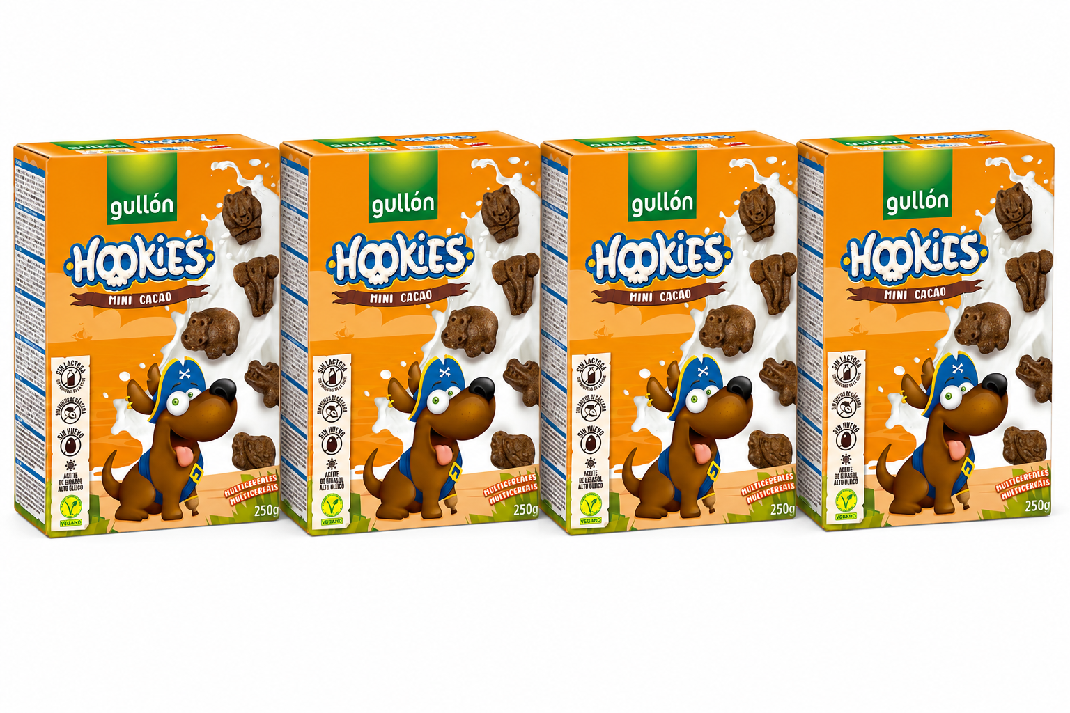 Gullón Hookies Mini Choco 4 x 250g