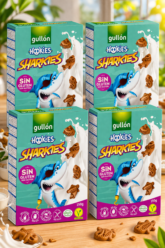 Gullón Hookies Sharkies glutenfrei 250g x 4