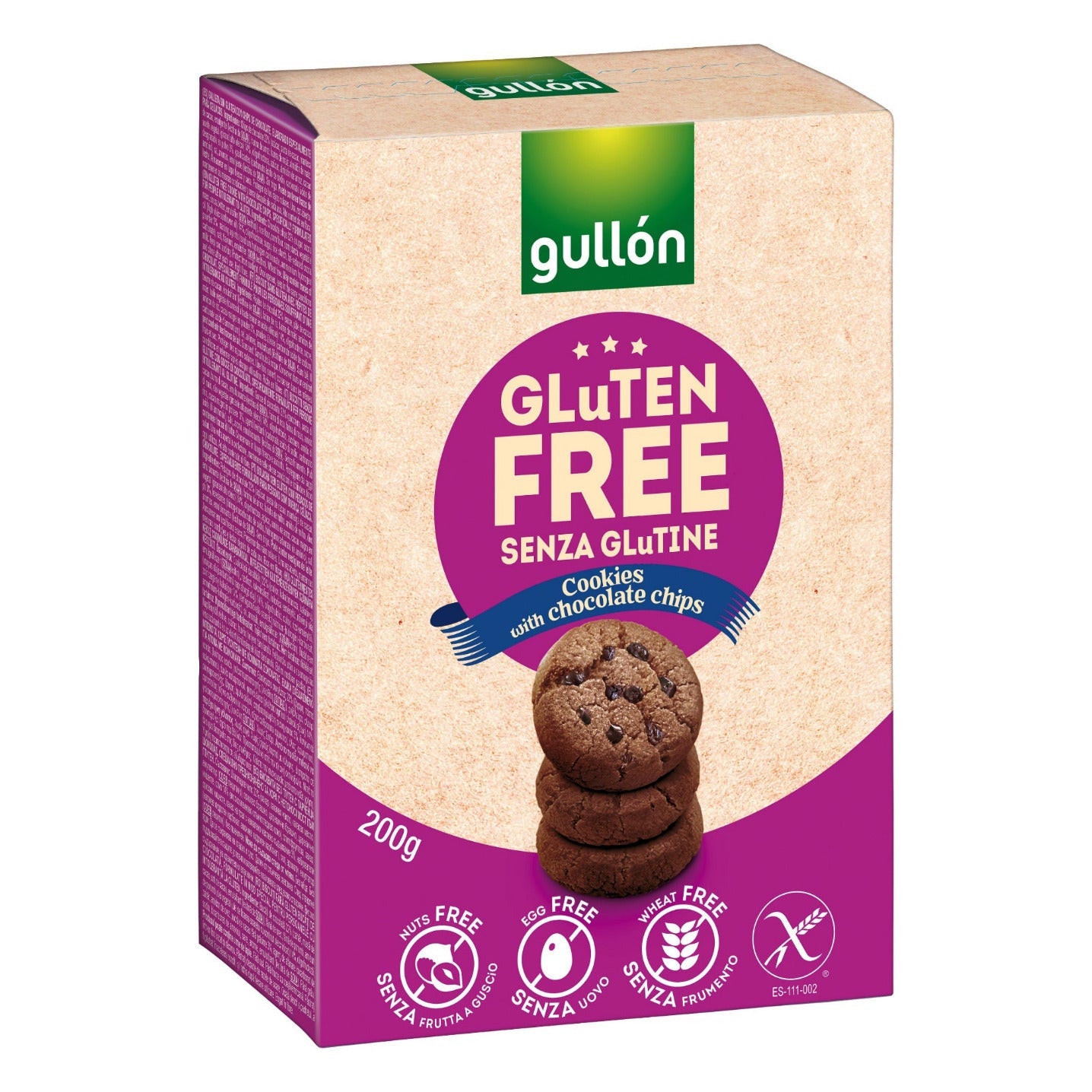 Gullon GLUTENFREE Cookies with chocolate chips