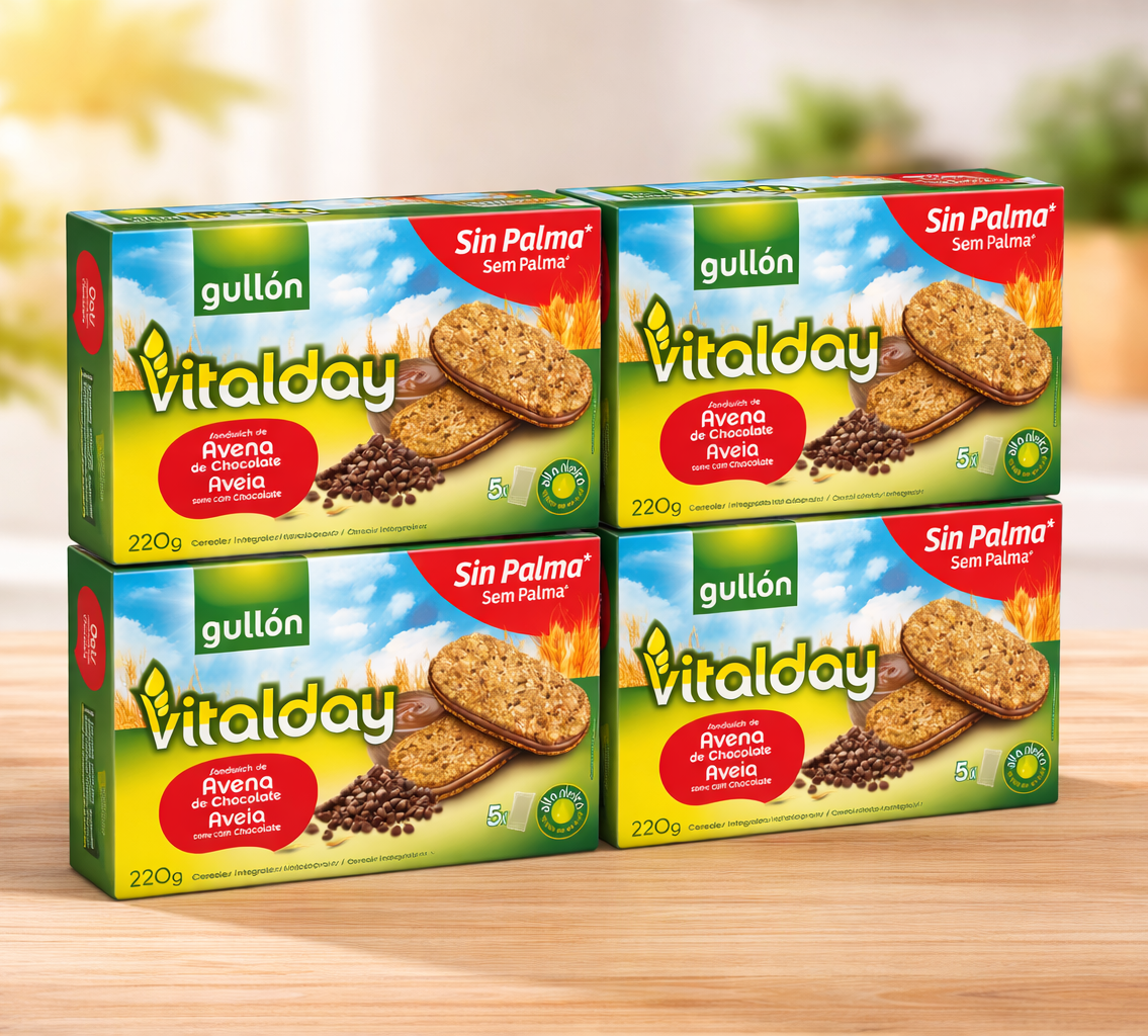 Gullon sandwich choco Vitalday 220g x 4
