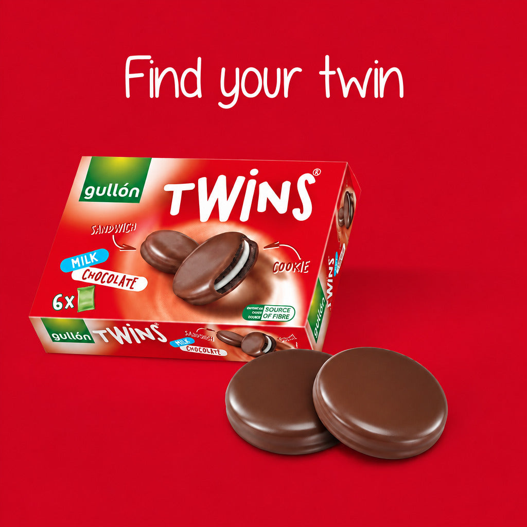 Gullón Twins Milk Chocolate Sandwich Cookies