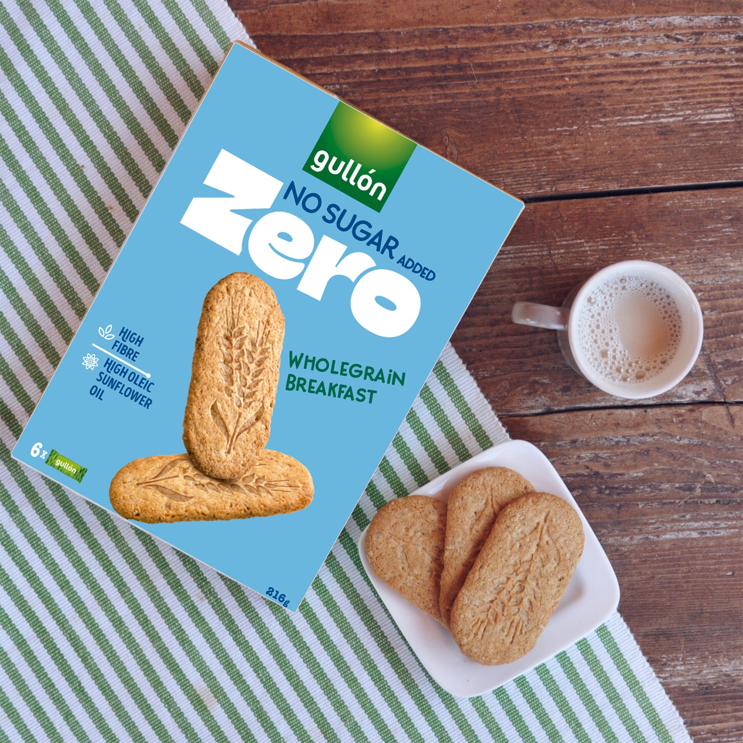 Gullón No Sugar Added Zero Wholegrain Breakfast - Snack