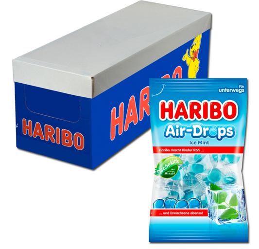 Haribo Air-Drops Ice Mint 12x100g MHD: 03.2026