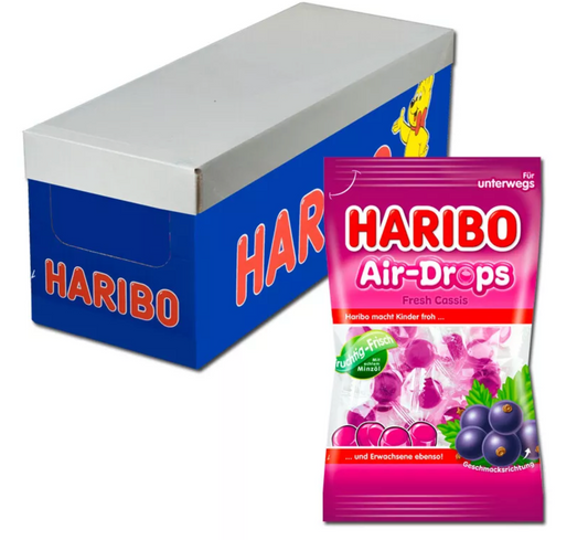 Haribo Haribo Air-Drops Fresh Cassis 12x100g MHD: 04.2026