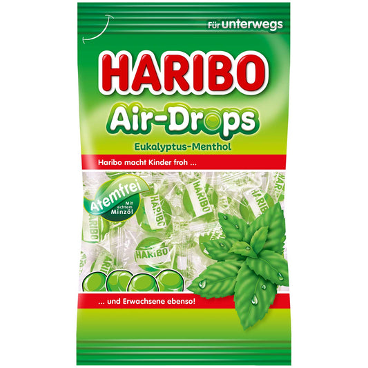 Haribo Air-Drops Eukalyptus-Menthol 100g 04.2025