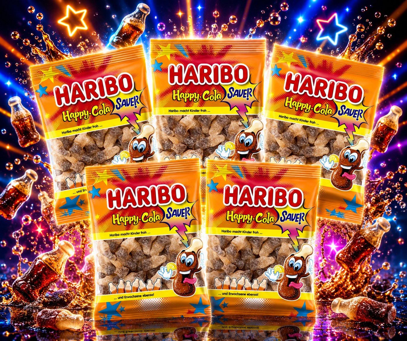 Haribo Happy-Cola sauer 5 x 175g
