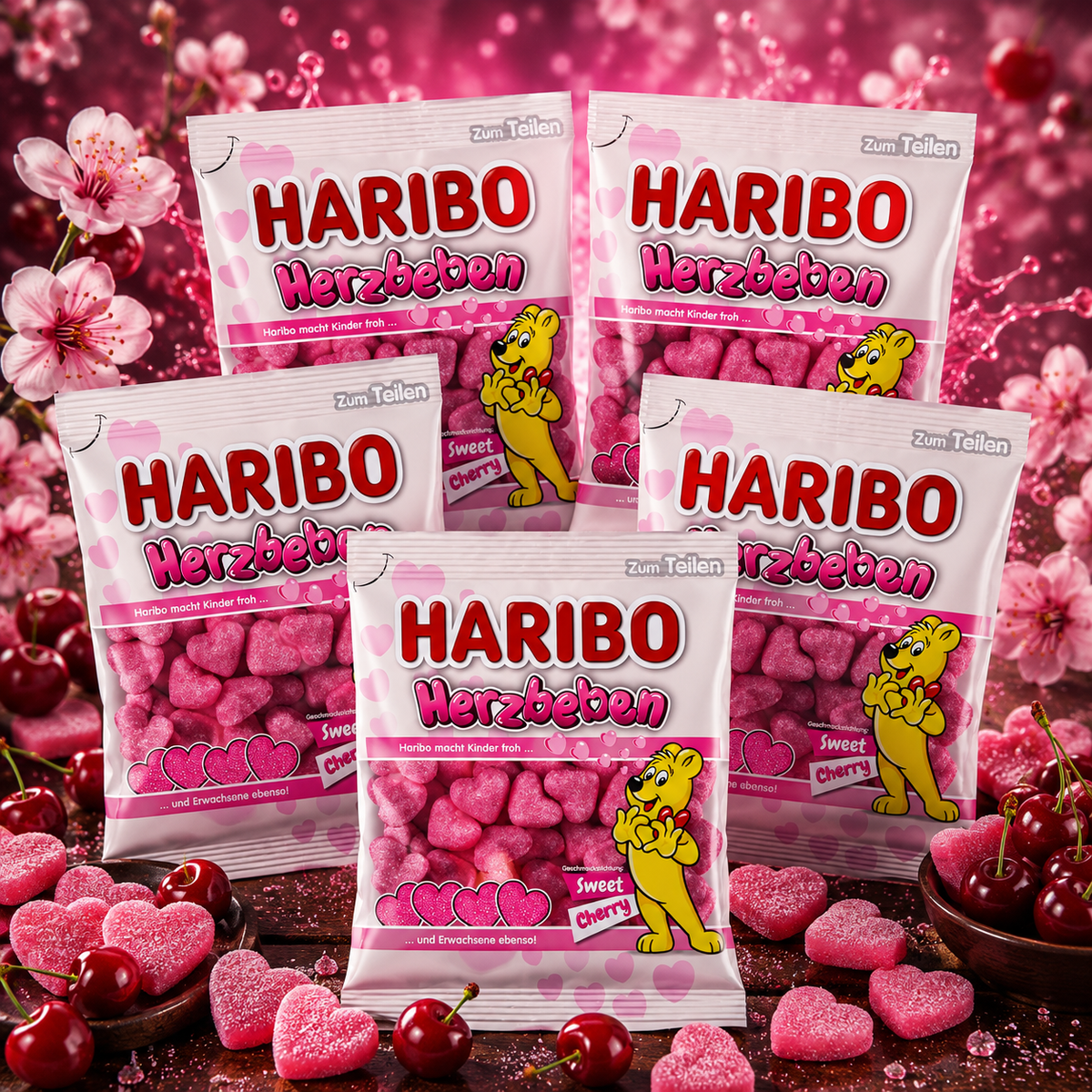Haribo Herzbeben 5 x 160g