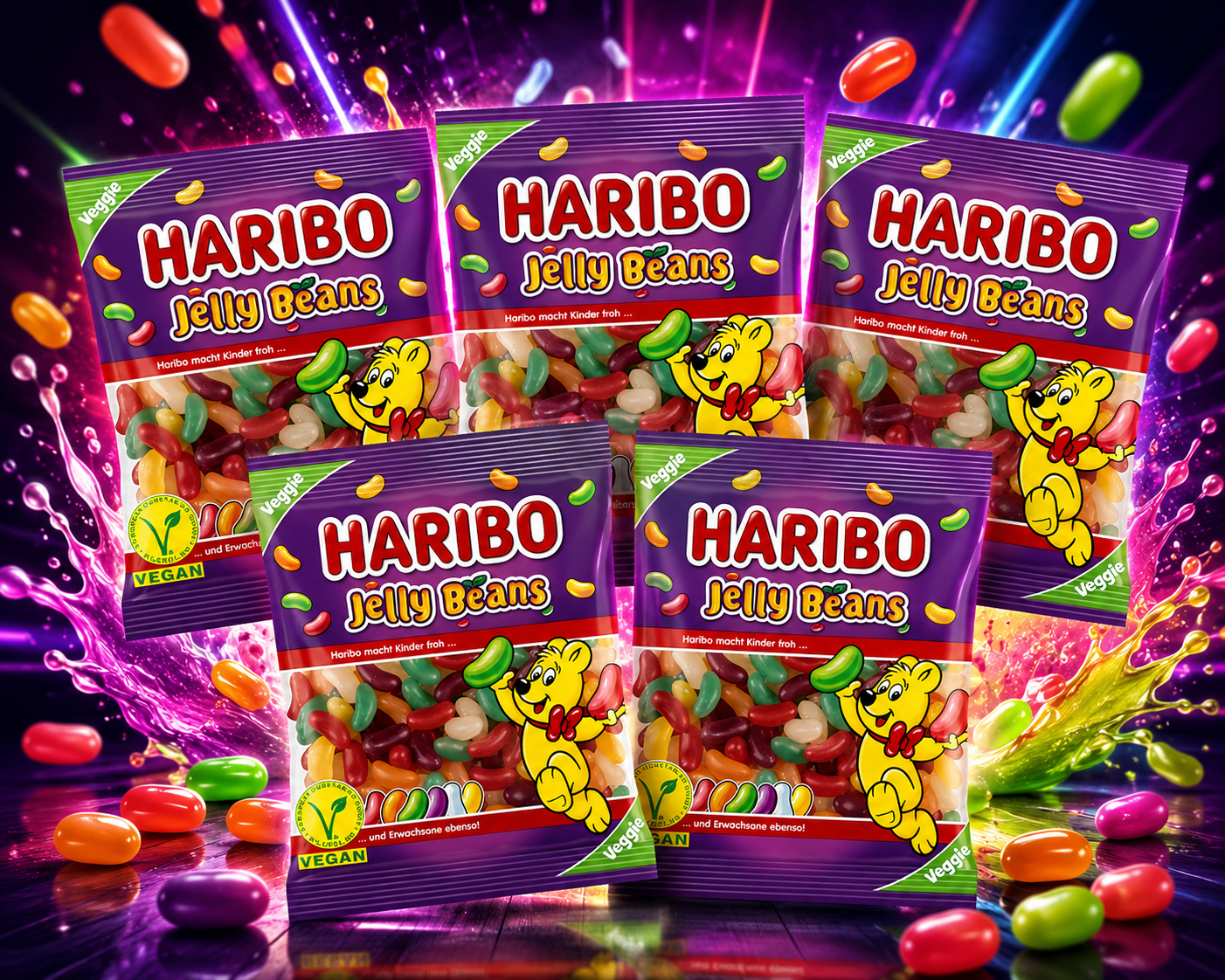 Haribo Jelly Beans veggie 5 x 160g