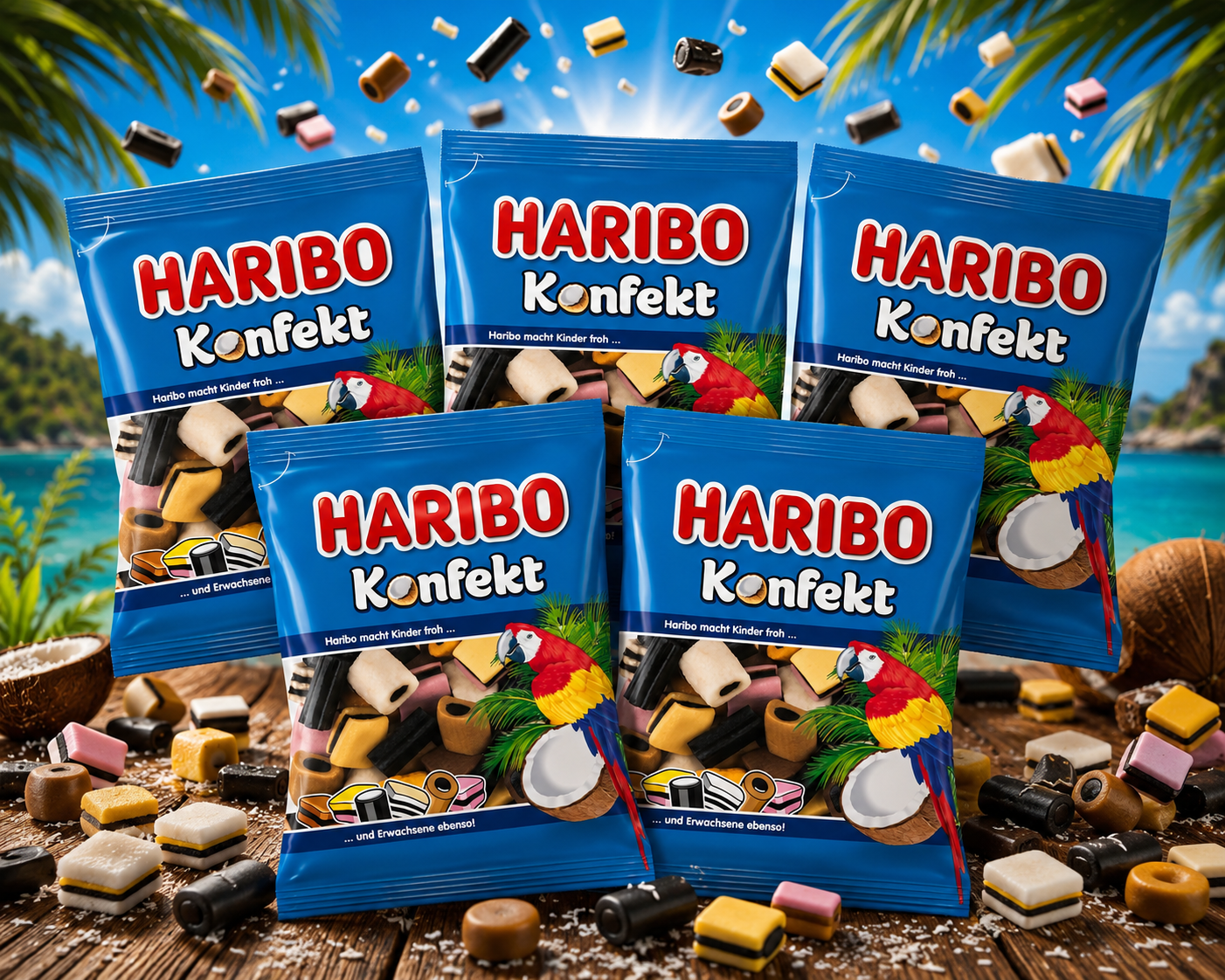 Haribo Konfekt 5 x 175g