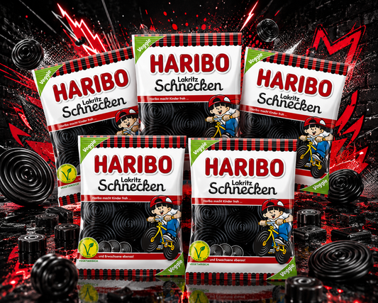 Haribo Lakritz Schnecken vegetarisch 5 x 175g