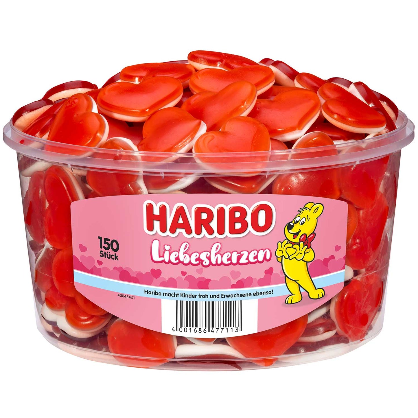 Haribo Liebesherzen 150er 1200g