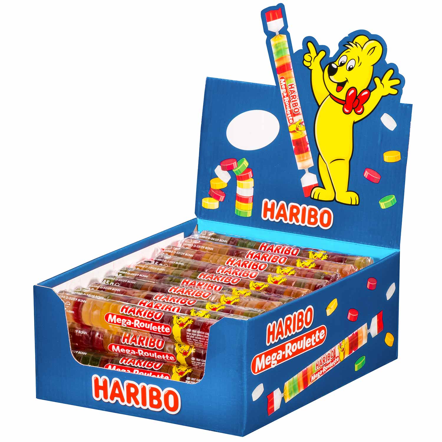 Haribo Mega-Roulette 40x45g Thekendisplay