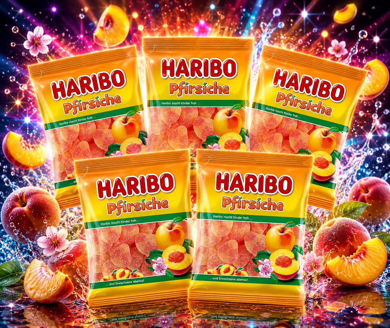 Haribo Pfirsiche 5 x 175g