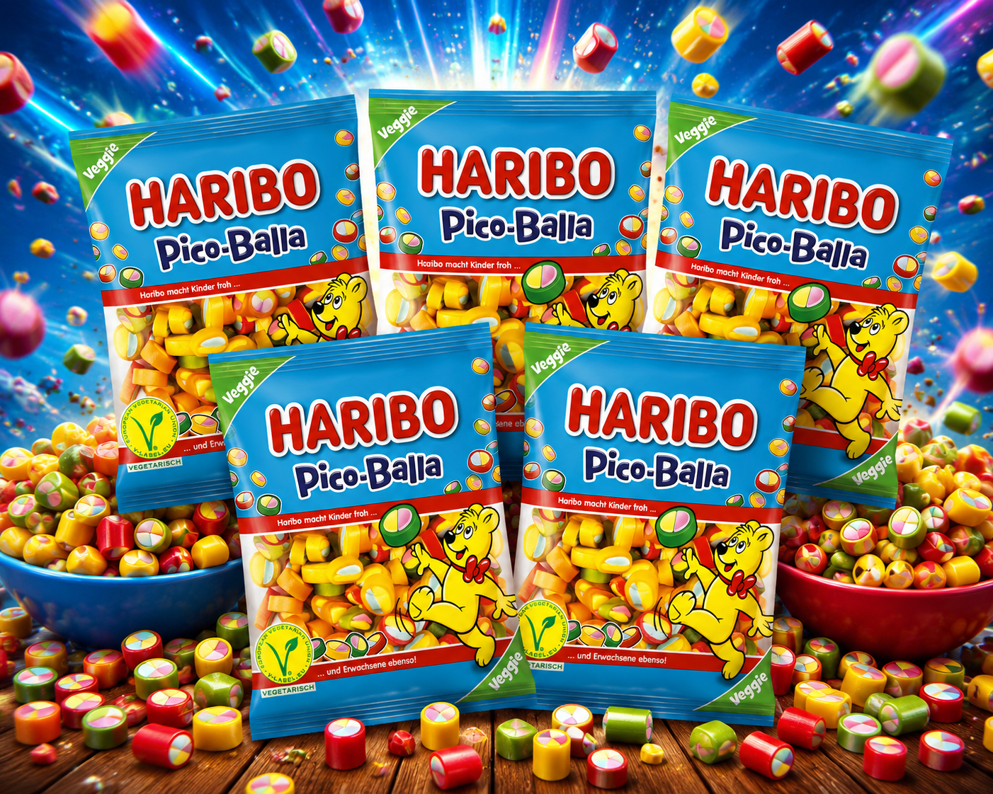 Haribo Pico-Balla veggie 5 x 160g