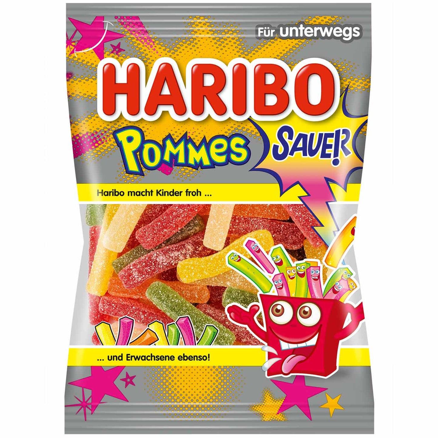 Haribo Saure Pommes 24x100g MHD: 10.2026