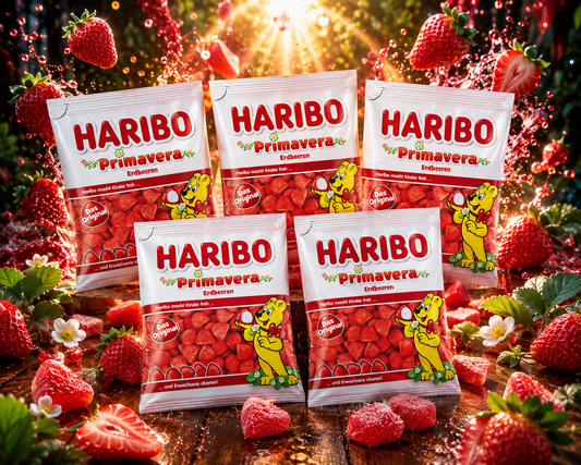 Haribo Primavera Erdbeeren 5 x 175g