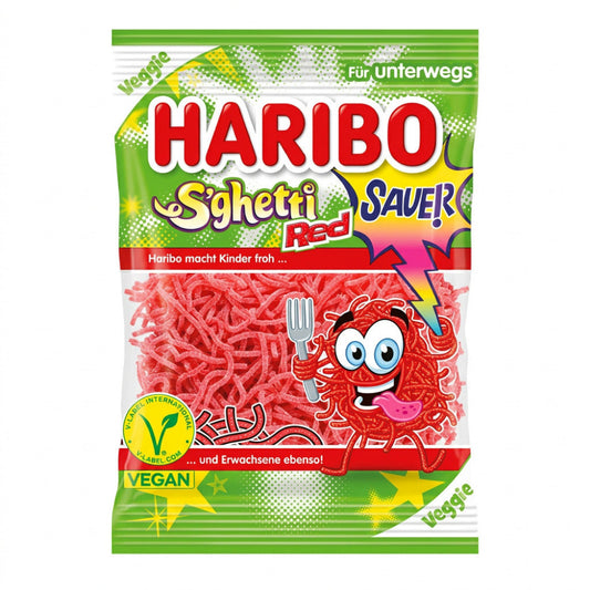 Haribo S'ghetti Rouge Aigre