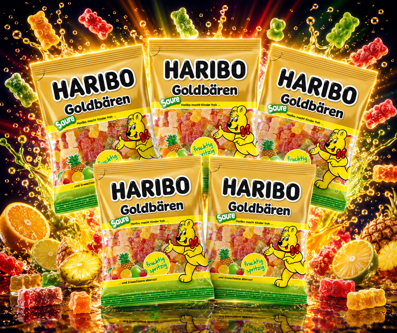 Haribo Saure Goldbären 5 x 175g