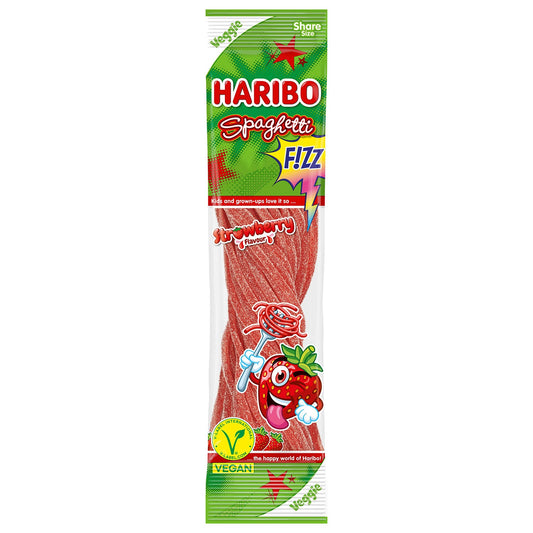 Haribo Spaghetti Strawberry Fizz Vegan 200g DDM:02.2026