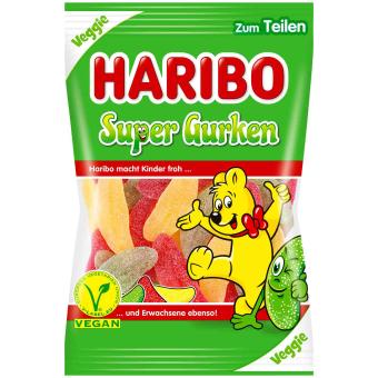 Haribo super concombre végétalien 175g