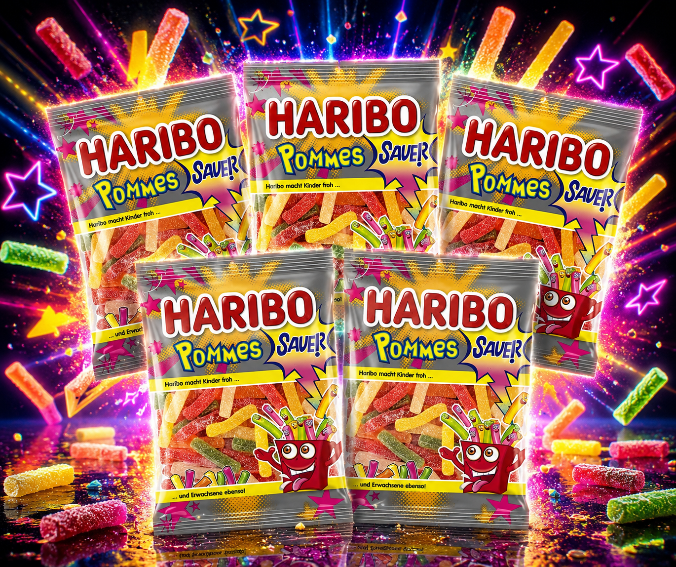 Haribo Pommes sauer 5 x 175g