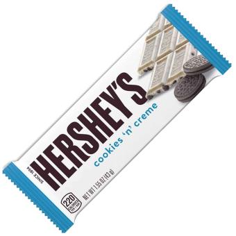 Hershey's Cookies'n'Creme 43g MHD: 16.06.2025