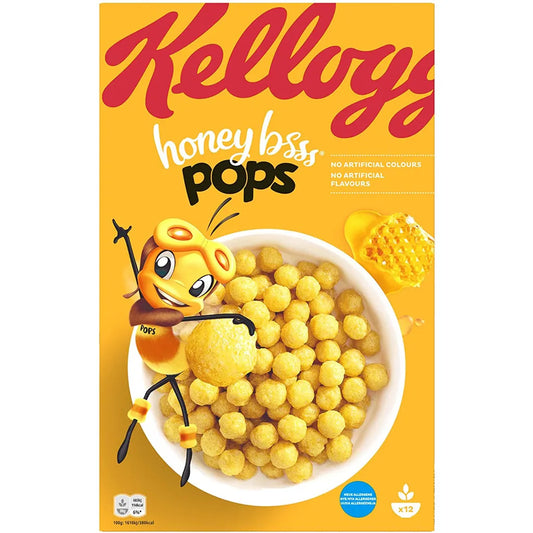 Kelloggs Honey Bsss Pops 400 g MHD: 10.06.2026