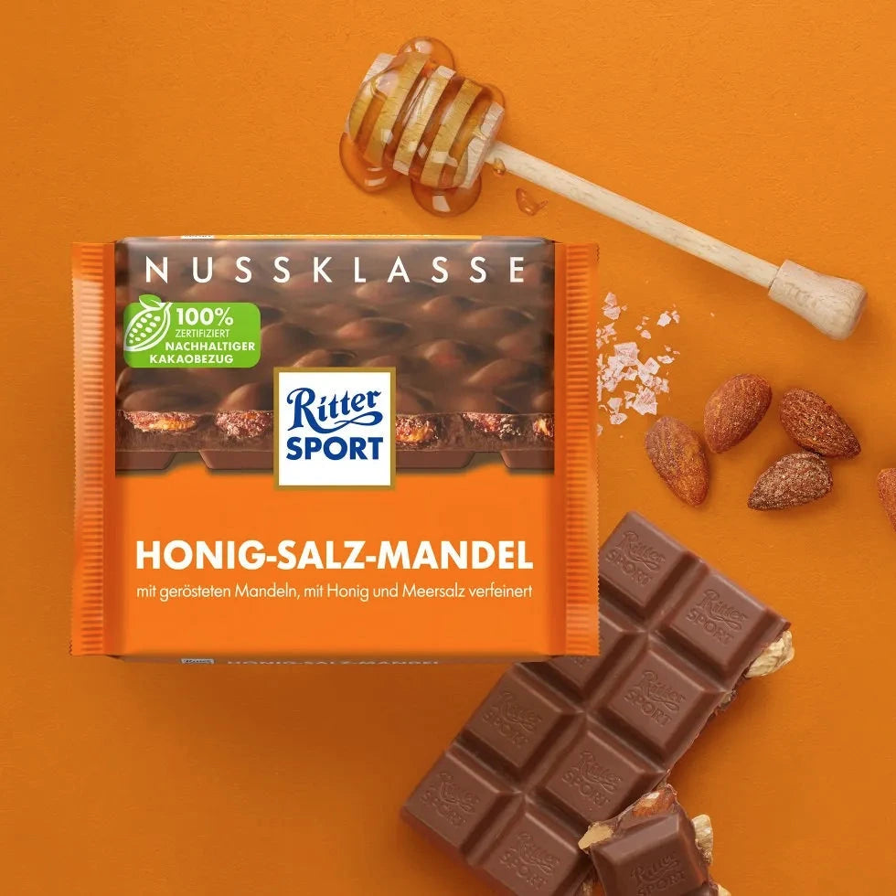 Ritter Sport Honig-Salz-Mandel Schokotafel