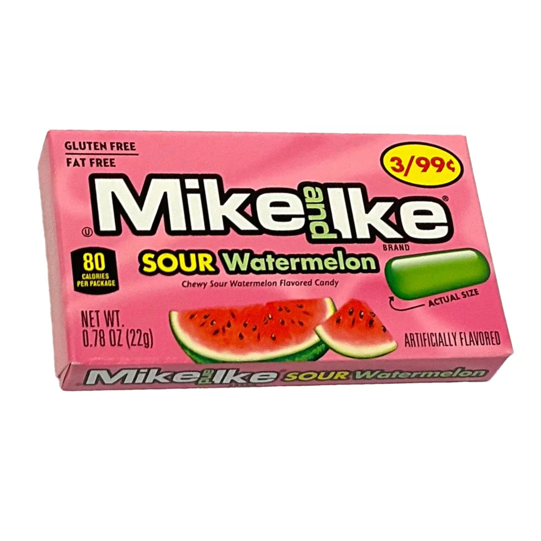 Box Mike and Ike Sour Watermelon 120g x12 MHD:02.2025