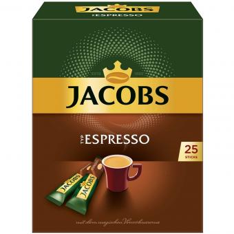 Jacobs Typ Espresso Instant Sticks - 25 x 1,8g MHD:12.2025