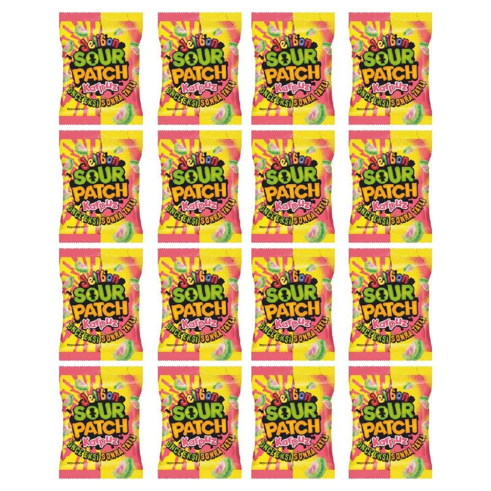 Jelibon Sour Patch Kids Watermeloen 16 x 40 g
