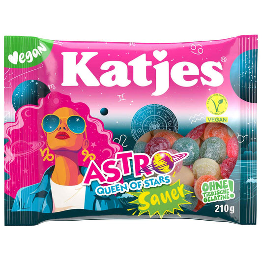 Katjes Astro Queen of Stars Sauer 210g MHD: 12.2026