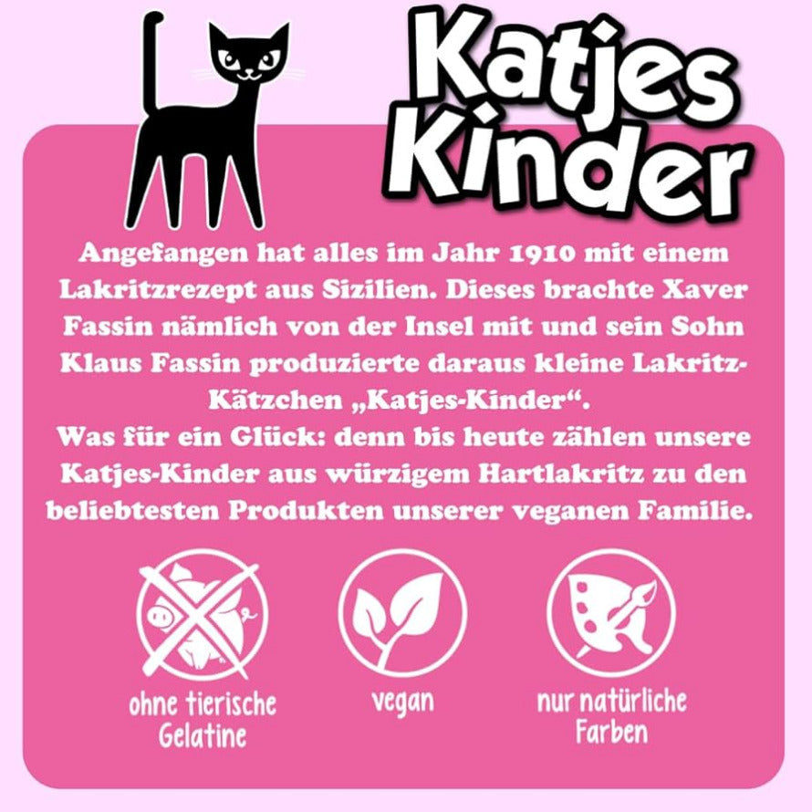 Katjes-Kinder 700g | Würziges Lakritz im Vorratspack