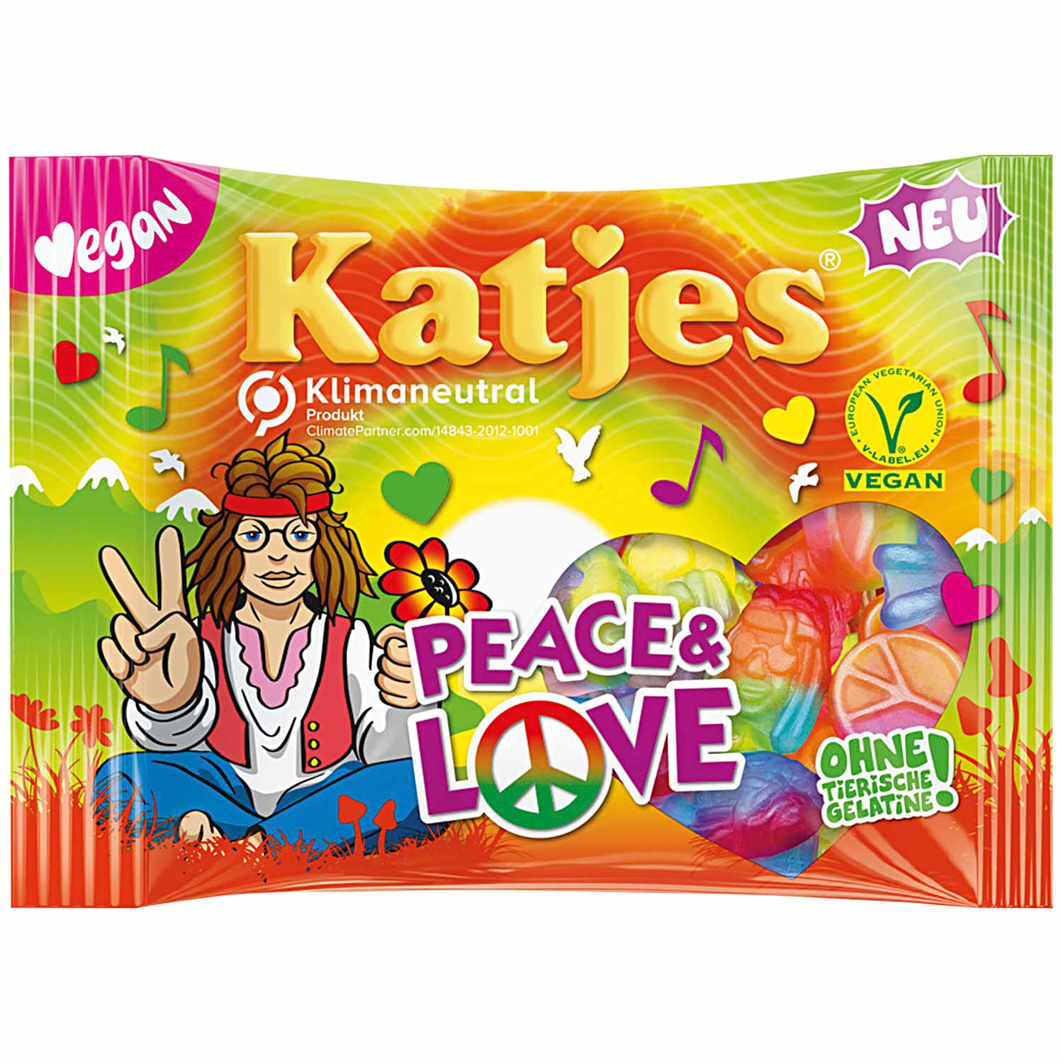 Katjes Peace &amp; Love - 175g - Lecker24