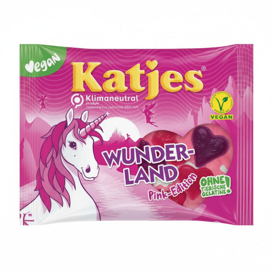 Katjes Wunderland Pink-Edition 210g | Vegetarische Fruchtgummis