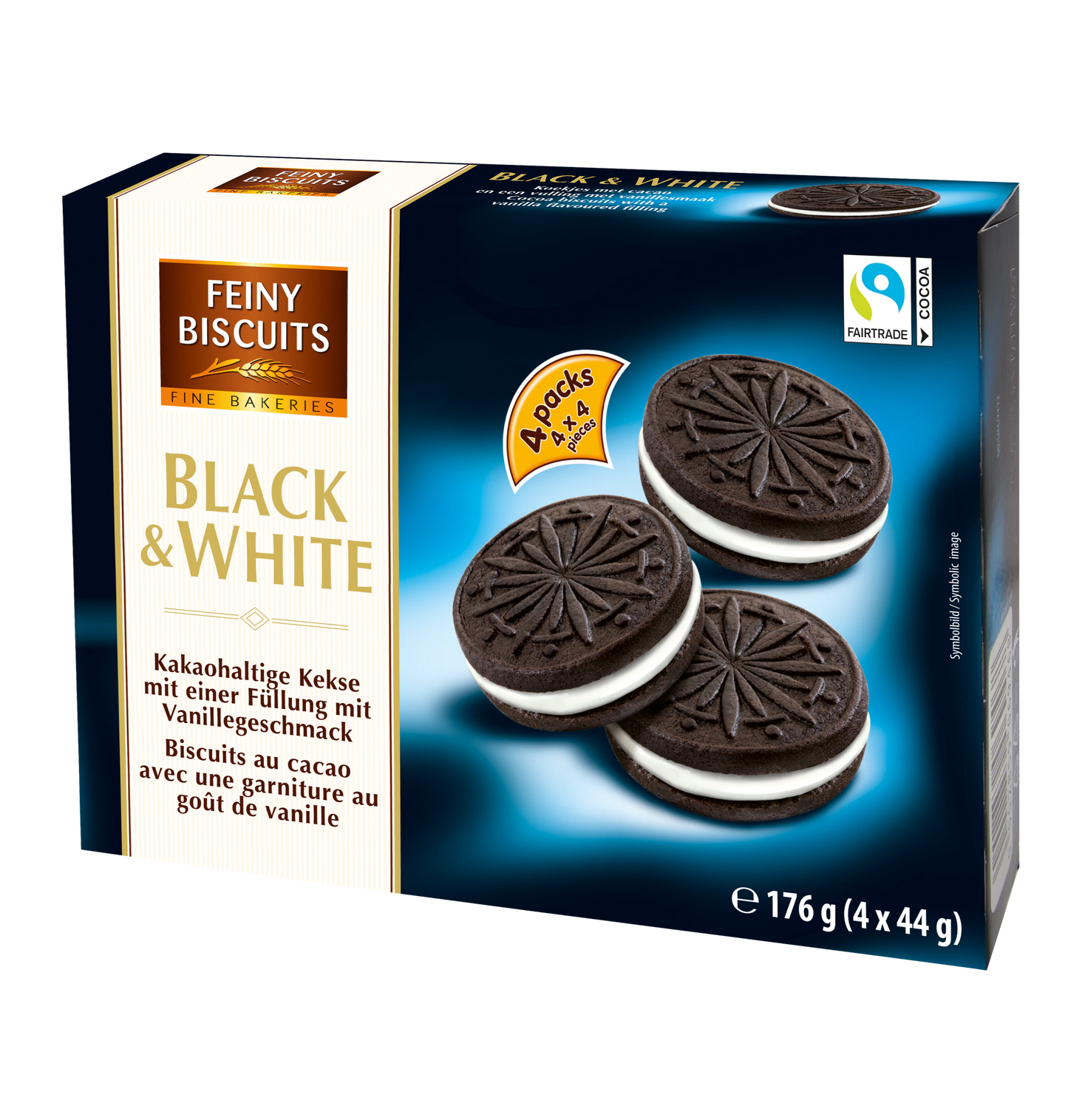 Kekse Black & White 176g