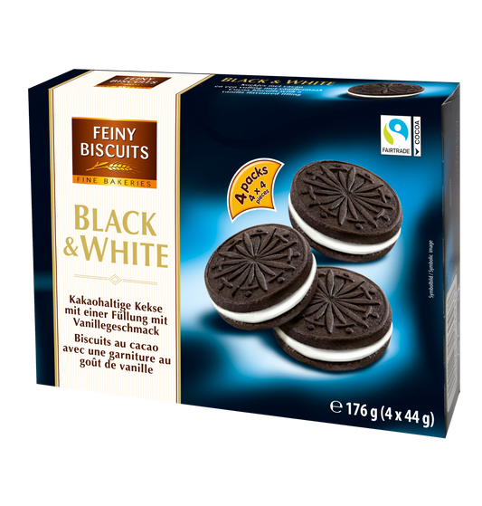 Kekse Black & White 176g