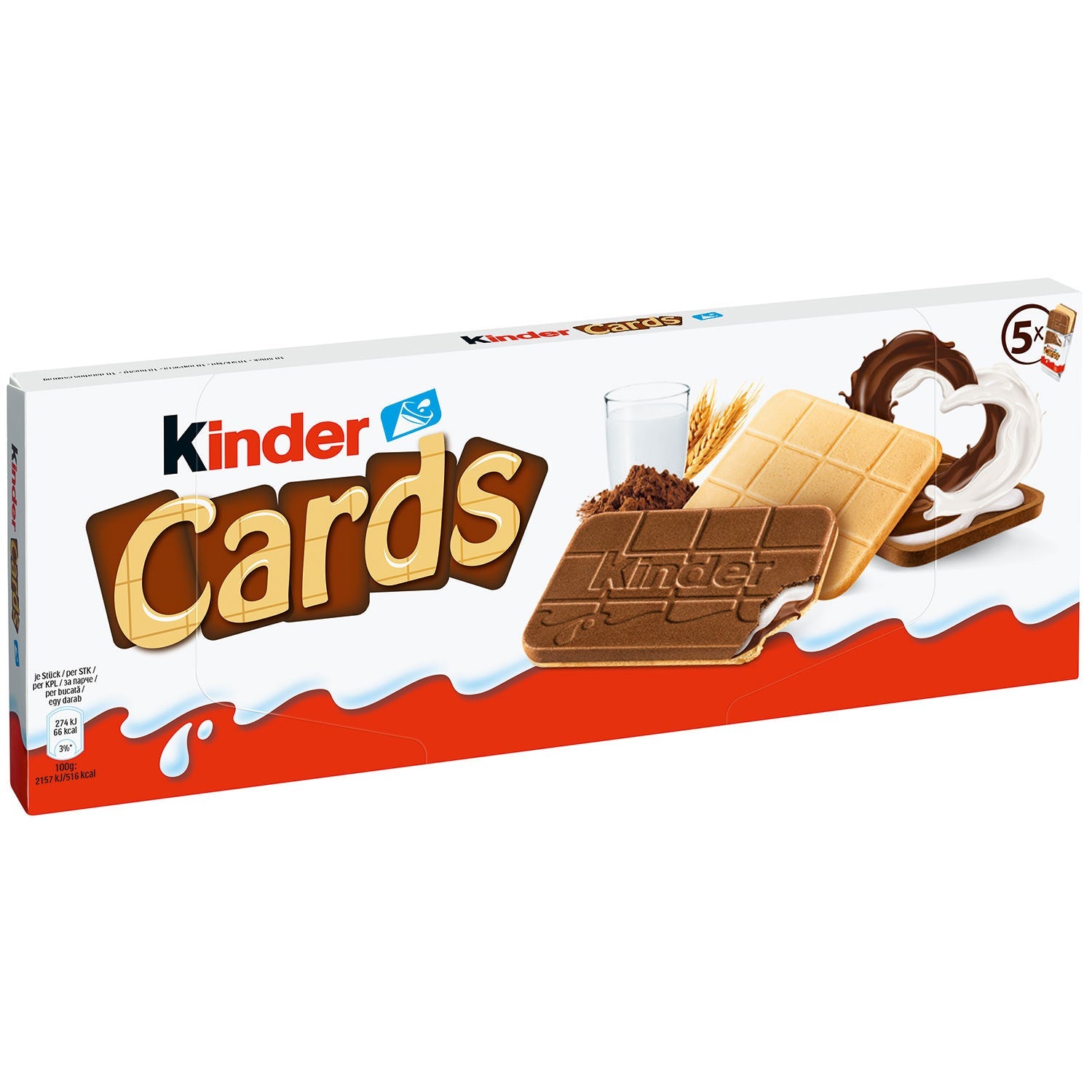kinder Cards ( 2 x 5 ) 128g MHD:25.04.2025 - Lecker24