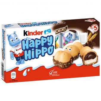 kinder Happy Hippo Kakao 5er MHD:16.08.2024 - Lecker24