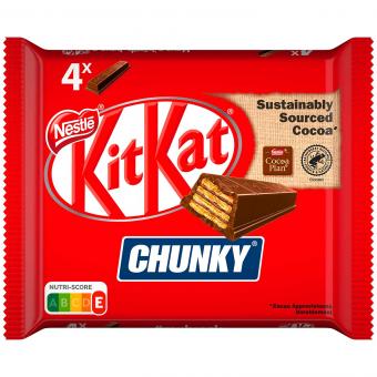 KitKat Chunky Classic - Vorteilspack - 4 x 40g MHD: 9.24