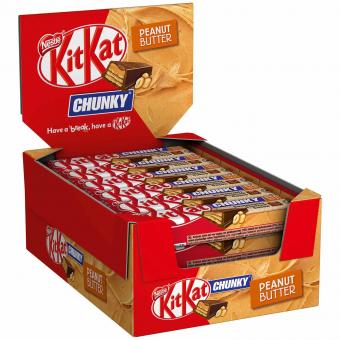 KitKat Chunky Peanut Butter 24x42g MHD: 31.01.2025