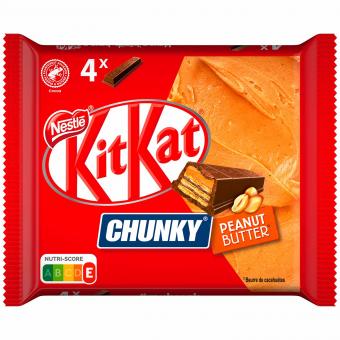 KitKat Chunky Peanut Butter 4x42g MHD: 30.08.24