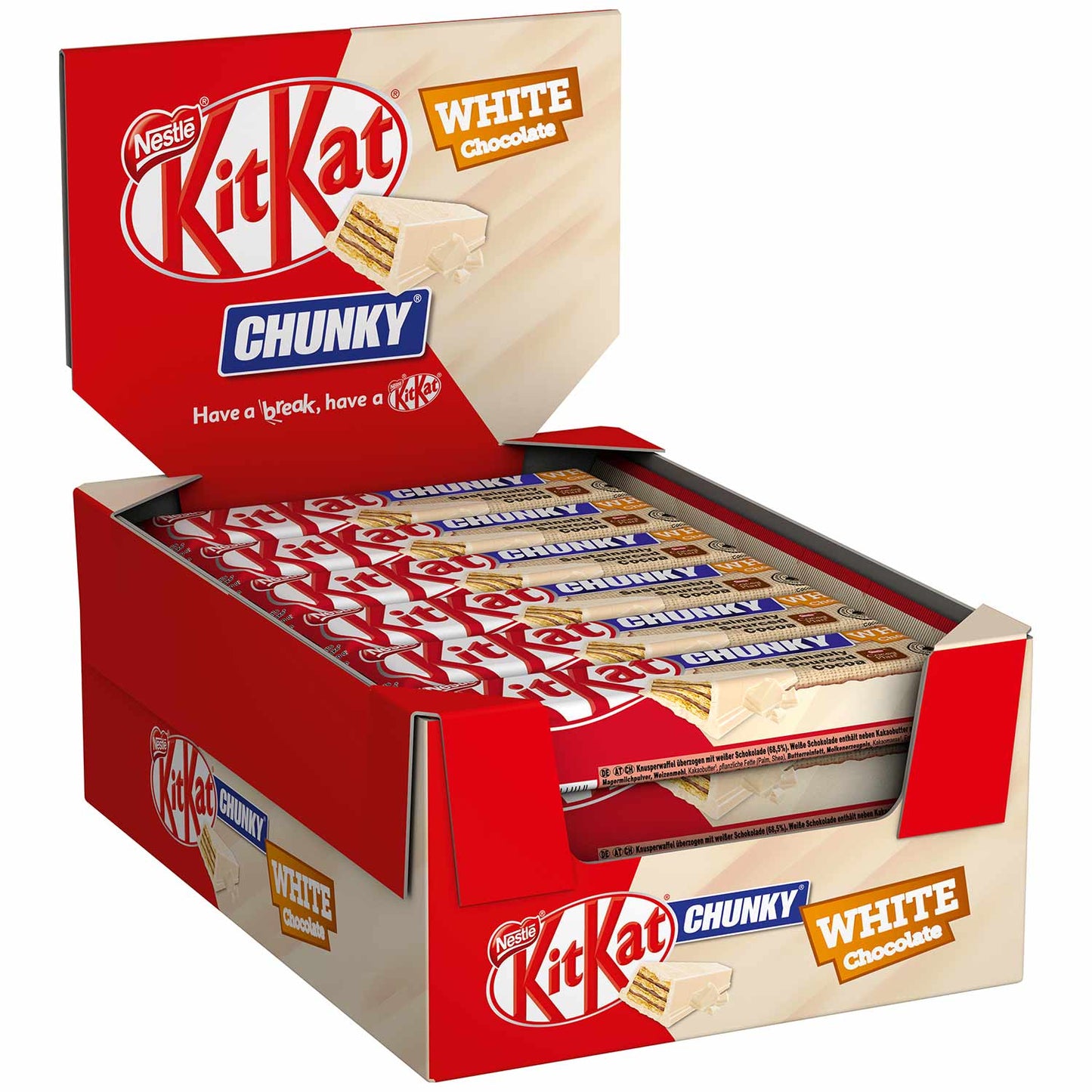 KitKat Chunky Classique + Blanc (2 x 24s)