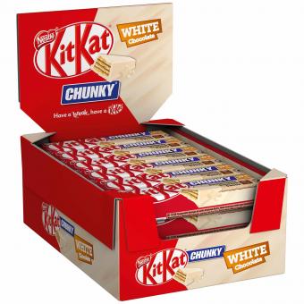 Kitkat White Chunky 24x40g MHD: 12.2024
