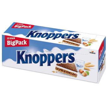 Knoppers 15er 375 g MHD:24.03.2025