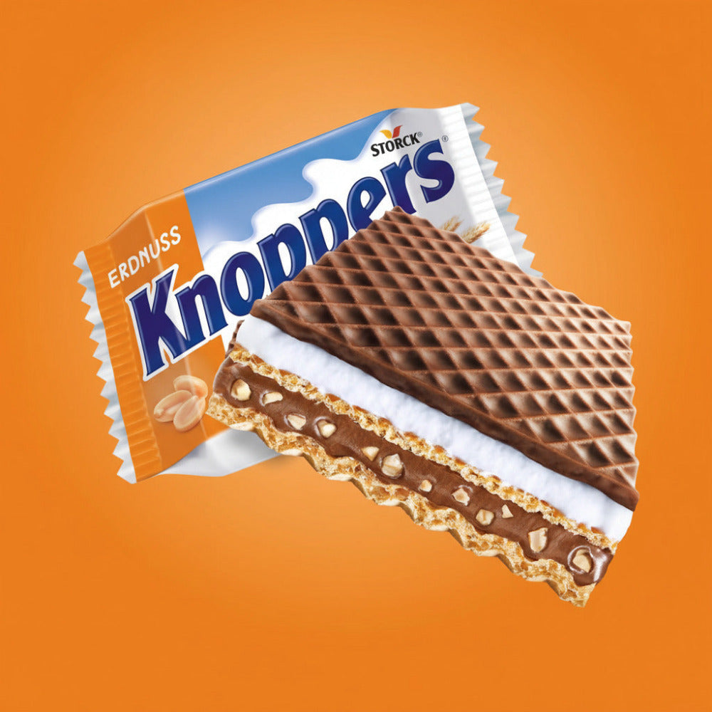 Knoppers-Erdnuss-Waffelschnitte
